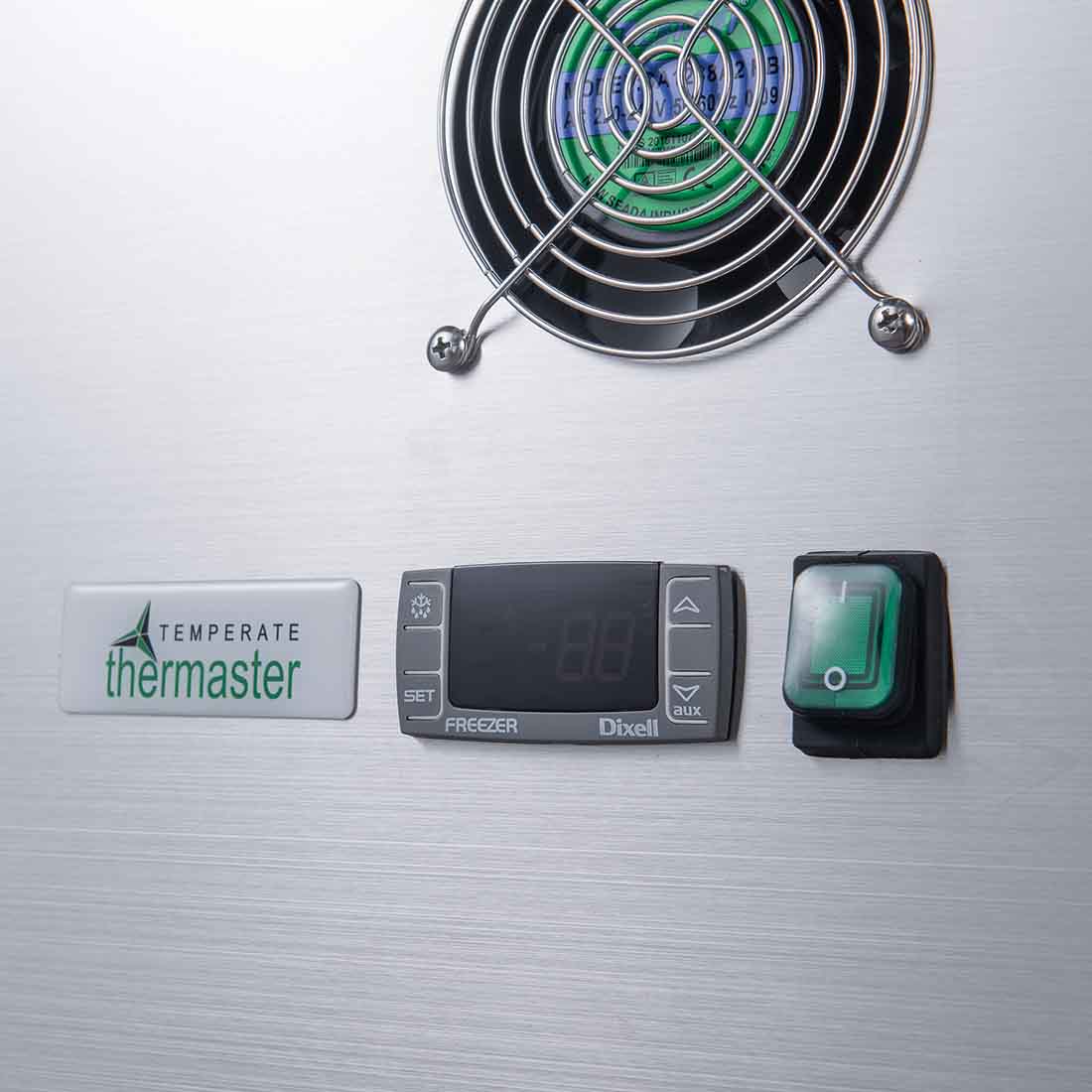 FED-X Three Door Standard Saladette On Castors - XPZ3600TN - Image 2