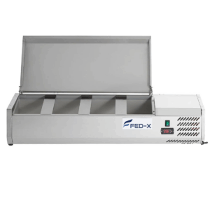 FED-X Salad Bench with Stainless Steel Lid – XVRX1200/380S
