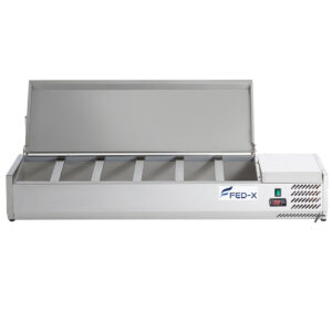FED-X Salad Bench with Stainless Steel Lid – XVRX1500/380S
