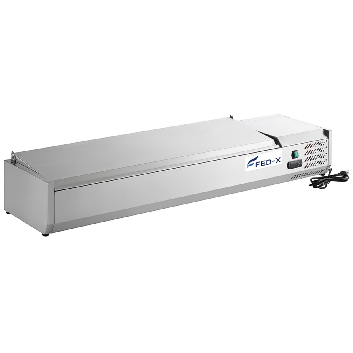 FED-X Salad Bench with Stainless Steel Lid - XVRX1500/380S - Image 3