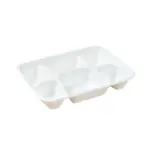 PakMax Disposal Sugarcane Compartment Container & Lids